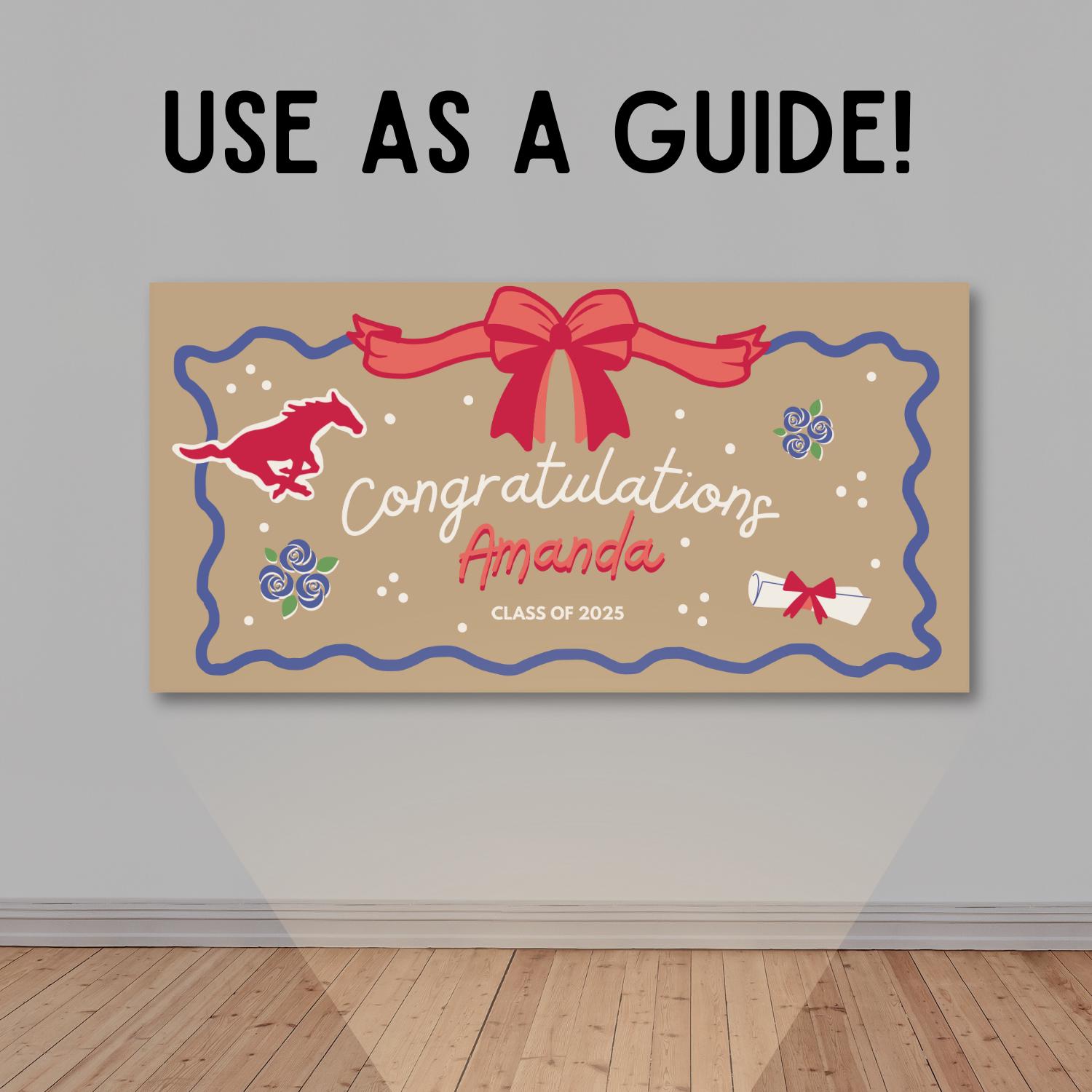 SMU Graduation Banner Template: Class of 2025, Customizable (digital ...
