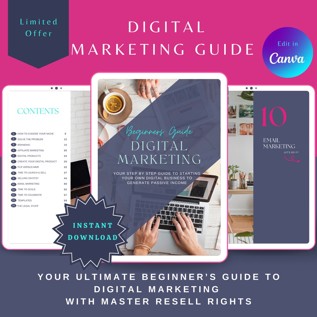 Ultimate Digital Marketing Guide With Master Resell Rights MRR Done for ...