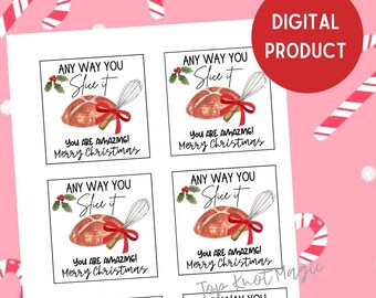 Etykieta na wypieki, Etykieta do pieczenia, Etykiety na prezenty świąteczne do wydrukowania, Etykiety na prezenty świąteczne, Tag „Jak to pokroić”