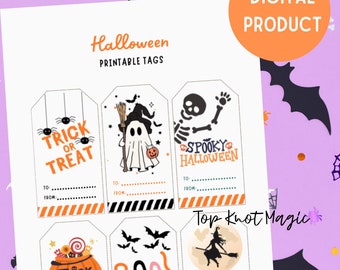 Halloween Geschenkanhänger, Boo Halloween Geschenkanhänger, Halloween Süßes oder Saures Geschenkanhänger, Halloween Süßes oder Saures