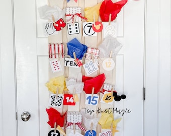Vacation Countdown, Family Theme Park, Advent Calendar, 24 Days Till Arrival