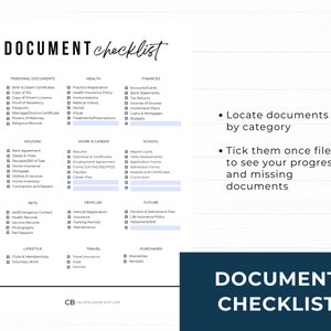 Document Checklist