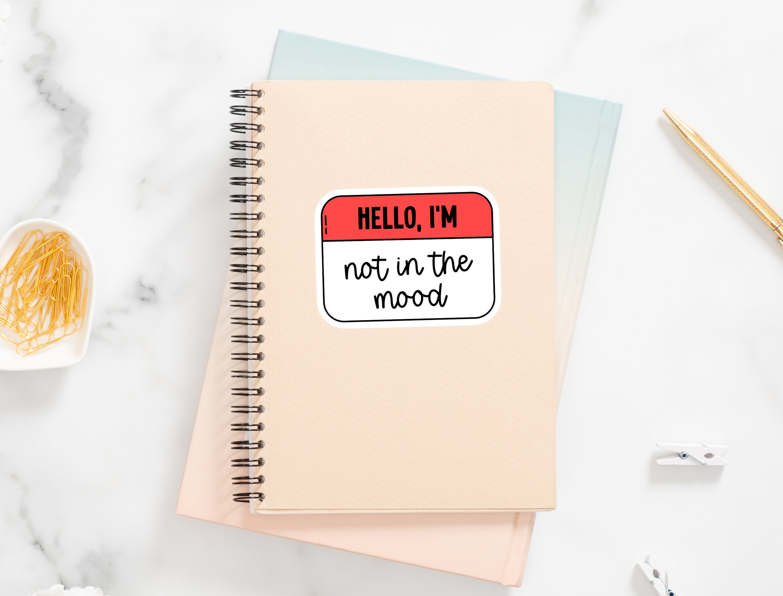 Hello I'm Not in the Mood PNG - Funny Introvert Mental Health (digital ...