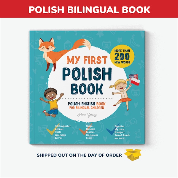 My First Polish book Polish books for kids Polish alphabet Polish Kids Book Polish language Polish English bilingual learn Polish beginner