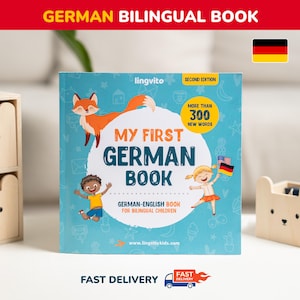 Deutsch Kinderbuch Deutsch lernen Deutsch Bücher für Kinder Deutsch Alphabet Deutsche Sprache Deutsch Englisch zweisprachig Buch unterrichten Deutsch Lehrer