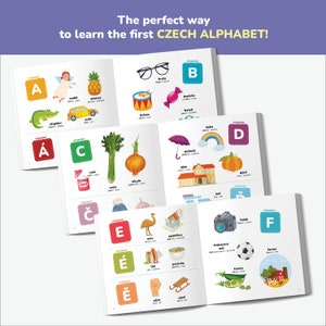 My First Czech Alphabet Book, Czech Books for Kids, Czech Kids Book ...