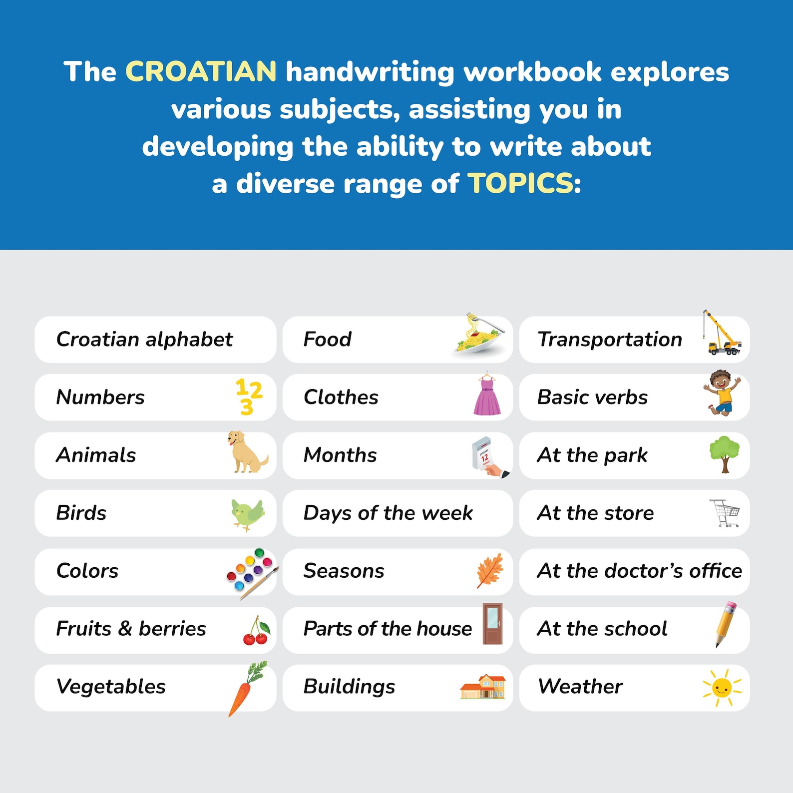 Croatian Handwriting Workbook Croatian Alphabet Worksheet Croatian