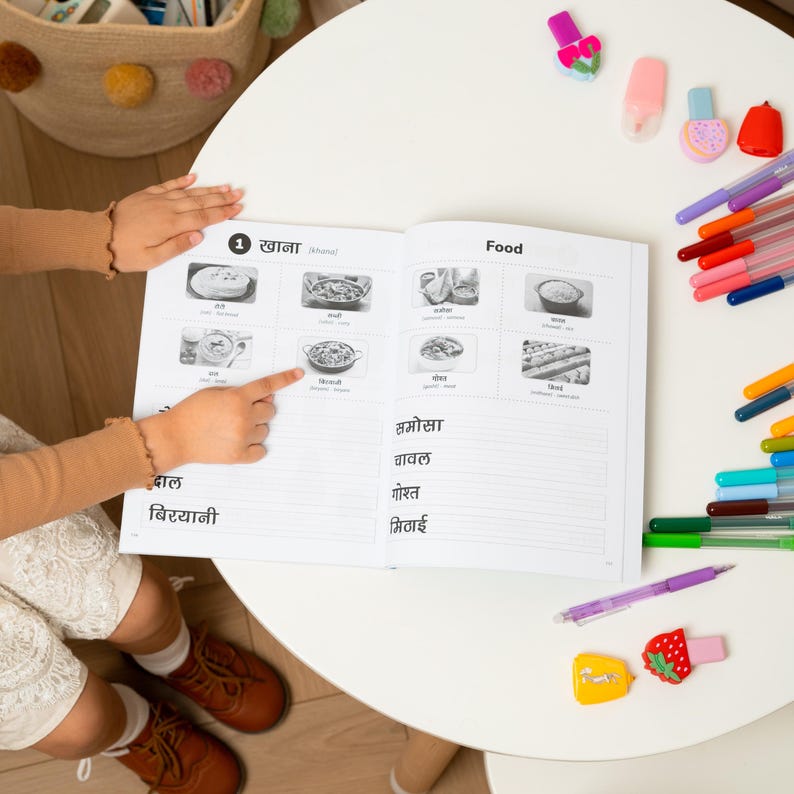 Hindi Handwriting workbook Hindi alphabet worksheet Hindi writing practice sheets Hindi numbers tracing worksheet Hindi book how to write