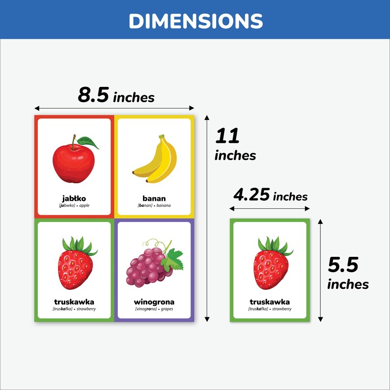 Polish First Words Flashcards Learn Polish Language Polish Vocabulary