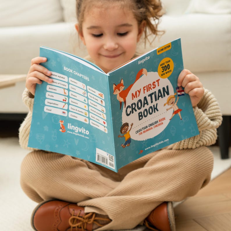 My First Croatian Book for Kids Croatian Alphabet Croatian Language ...