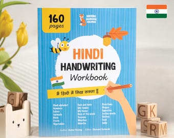 Hindi Handwriting workbook Hindi alphabet worksheet Hindi writing practice sheets Hindi numbers tracing worksheet Hindi book how to write