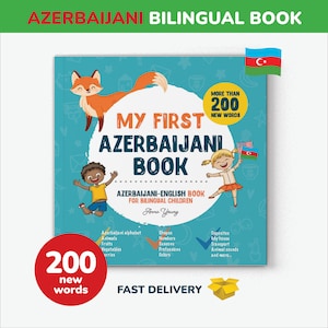 Mon premier livre en azerbaïdjanais Livres en azerbaïdjanais pour enfants Alphabet azerbaïdjanais Livre bilingue en azerbaïdjanais Professeur d'azerbaïdjanais