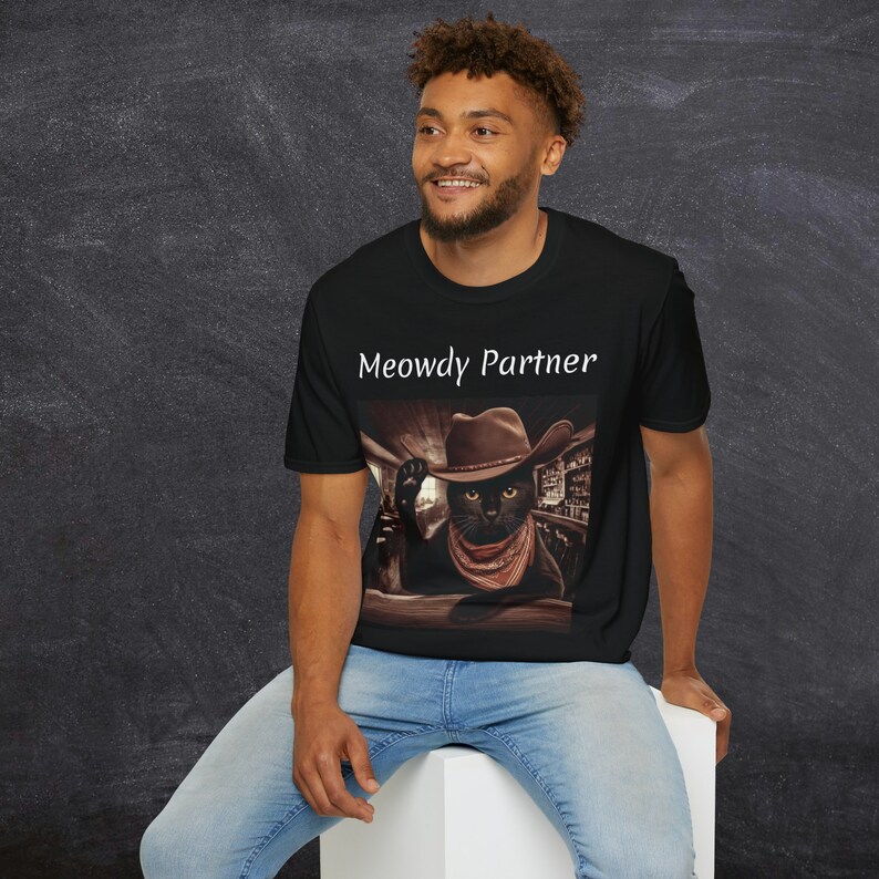 Meowdy Partner Unisex Tri-Blend Crew Tee