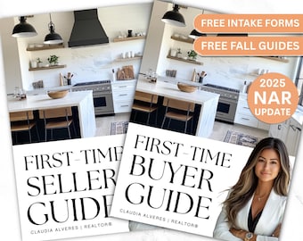 Real Estate Buyer & Seller Guide Templates with Intake Forms (Digital)