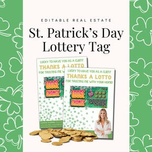 Nieruchomości St Patricks Day Lotto, Nieruchomości St Patricks Day Card, St Patricks Day Real Estate Mailer, St Patricks Day Real Estate Wpadnij