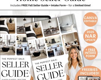 Home Selling Process Guide Canva Template For Realtors Digital Seller Packet Client Education Handout 2025 Real Estate Update