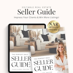 Listing Presentation For Real Estate, Seller Real Estate Checklist Bundle, Real Estate Listing Presentation, Listing Packet, Seller Guide
