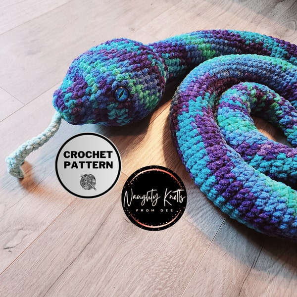 Giant Crochet Snake Pattern - Etsy