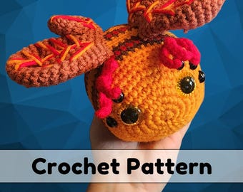 Virkmönster Älva Bi | Stugakärna | Amigurumi | Dekor | Mjukisdjur | Insekter | Marknader | Humla | (PDF)