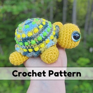 Perlen Schildkröte Häkelanleitung: Fidget Toy Amigurumi (PDF)