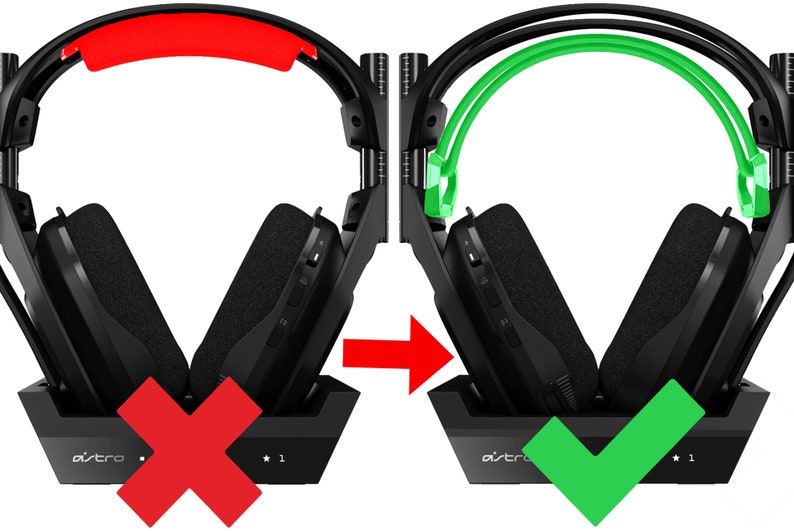 Astro A50 Kopfband Fix: Adapter für SteelSeries Kopfband Massive Komfortsteigerung Bild 1