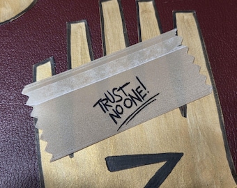 Trust No One Badge Ribbon || Gravity Falls Inspired Badge Ribbon