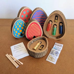 Kit para hacer huevos de poción mágica / Manualidades ecológicas para niños / Regalo sin plástico