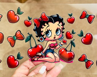 Betty Boop Cherries & Bows - UV Wrap