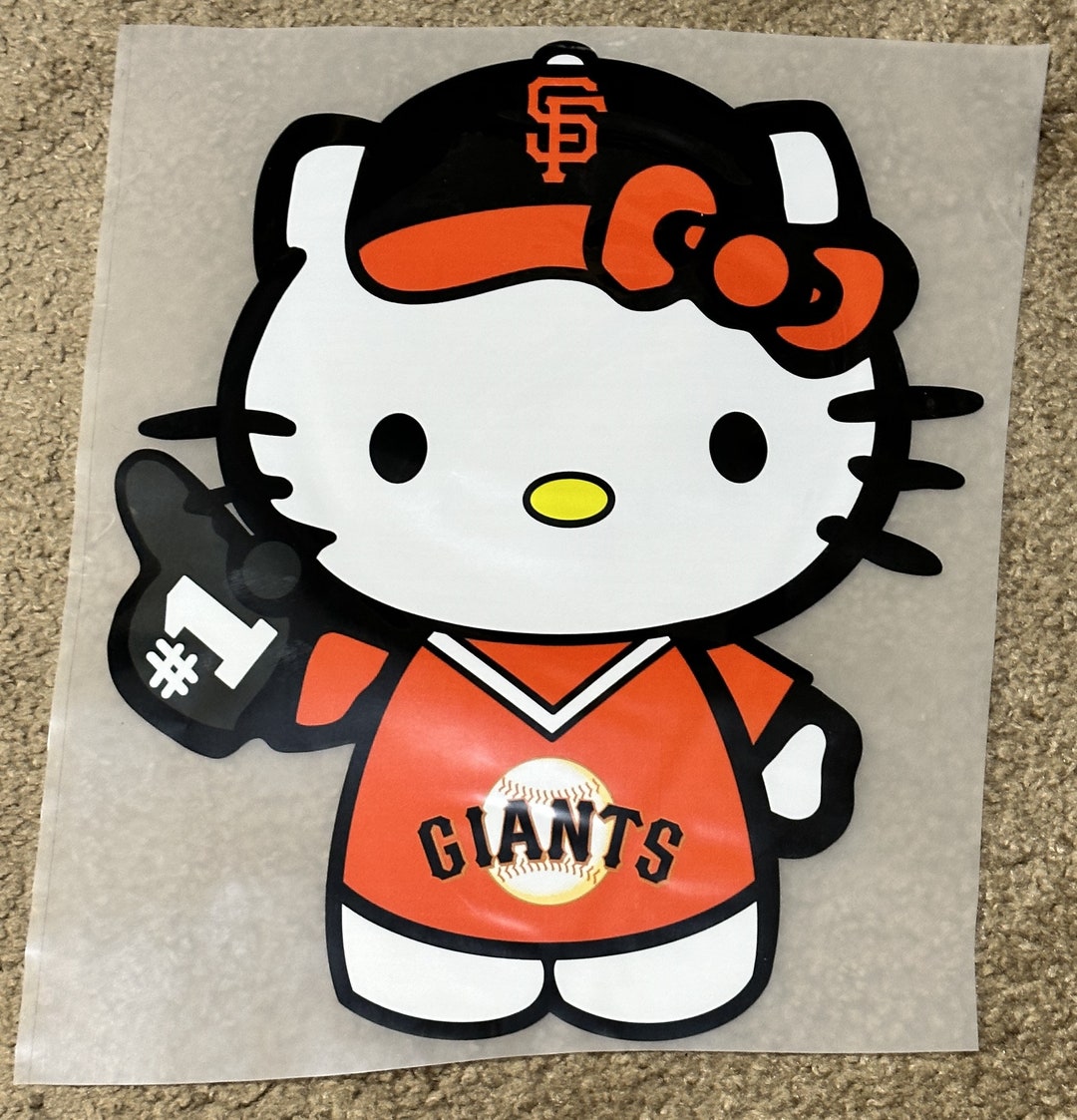 San Francisco Giants Hello Kitty DTF Ready to Press Etsy