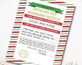 Printable Mini Elf Letter Elf Mail Elf Printables Letter Etsy