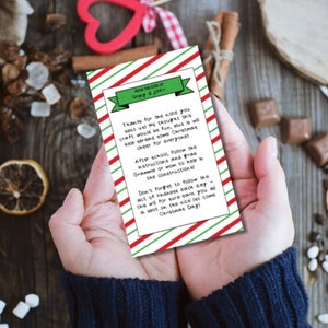 Printable Mini Elf Letter, Elf Mail, Elf Printables, Letter from Elf, Elf Note, Editable Download, Instant Download