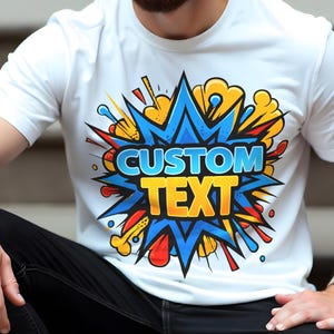 Superpai PNG, Camiseta de Herói Personalizada PNG, Super-herói PNG, Nome de Texto Personalizado PNG, Aniversário de Herói PNG, Design de Pai Personalizado, Presente Personalizado para Pai