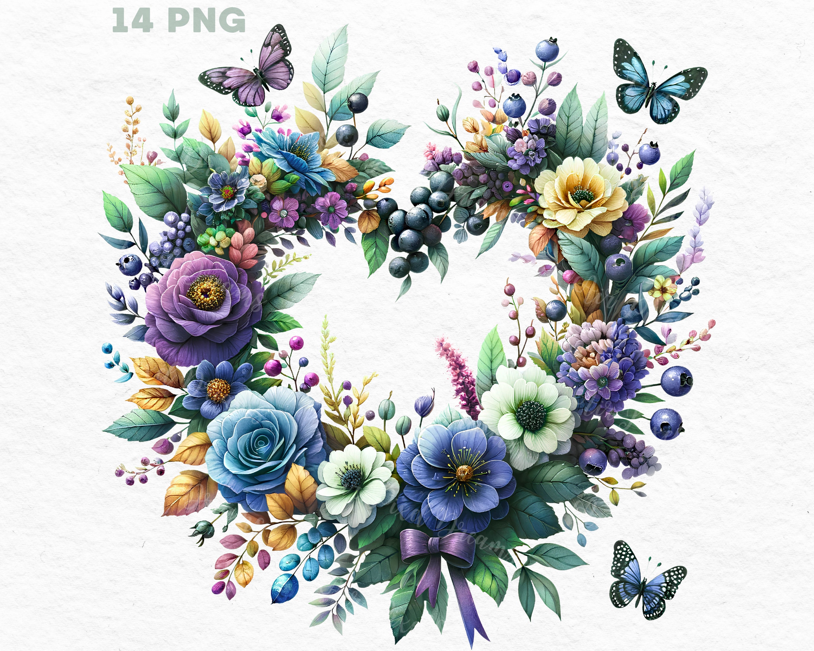 Flower heart - Etsy Österreich, image size:2750x2200