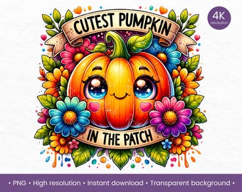 Leukste pompoen in de patch - herfstmeisje png, pompoenpatch png, Thanksgiving-ontwerpen, schattige herfstpeuter, trendy herfstontwerp, herfst dtf-ontwerp