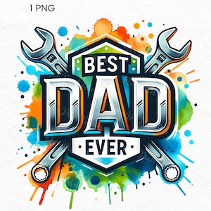 Bester Papa aller Zeiten, Super Papa Png, Papa Png, Vatertag Clipart, Papa Png, Geschenk für Papa, Papa Clipart Sublimation, Vatertagsgeschenk