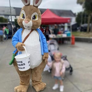 Disfraz de mascota parecido a Peter Rabbit - Calidad prémium - Vendedor del Reino Unido