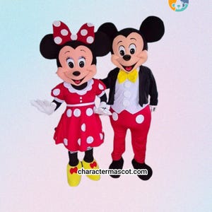 Costume da mascotte simile a Minnie Mouse - Qualità Premium - Venditore nel Regno Unito