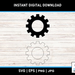 Engranaje Steampunk (Clipart): Industrial (png, svg, eps, dxf) (Descarga digital)