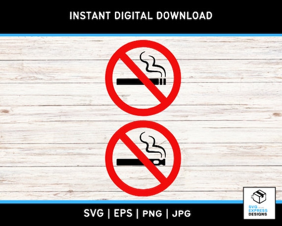 Panneau Interdiction de fumer, de vapoter PNG : Symboles de sant et de  scurit (tlchargement numrique) - Etsy France