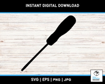 Schroevendraaier SVG, Mechanic Tool Cut-bestand (digitale download)