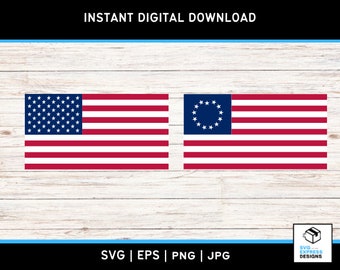 Amerikaanse vlag SVG, 13-sterren Independence Day cut-bestand (digitale download)