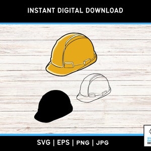 Silhueta de capacete PNG: clipart de equipamentos de segurança para trabalhadores da construção civil - download digital SVG e PNG