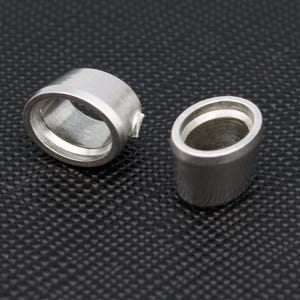 7x5mm Oval Bezel setting - 100% recycled sterling silver or gold - collet gemstone mount for jewellery making
