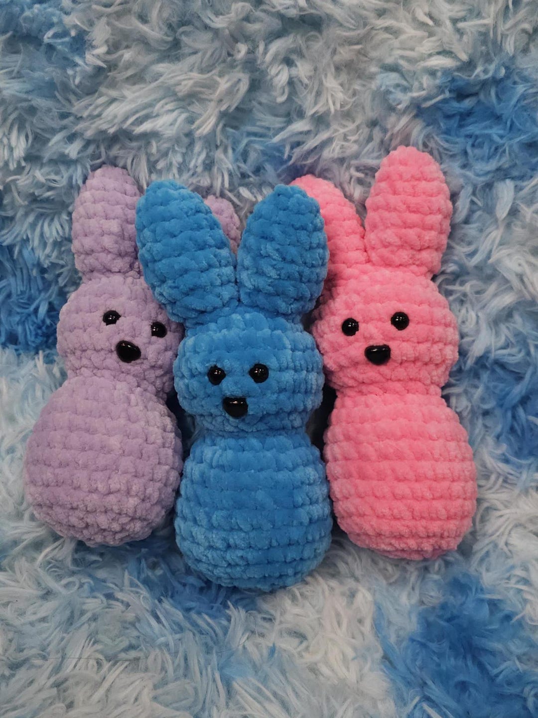 Crochet Bunny Peeps Etsy