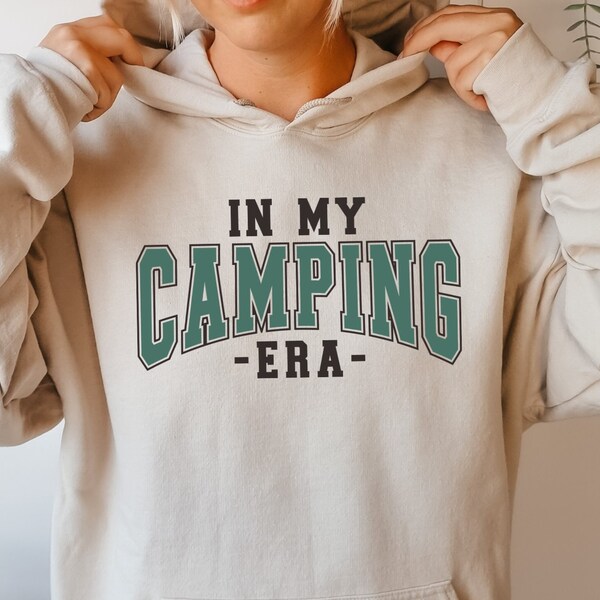 Campingshirt, Vanlife Hoodie, Cooler Freizeit Pulli, Camping Sweatshirt, Vintage Trui, Oversized Shirt, Camping Geschenk, Geschenk Berge