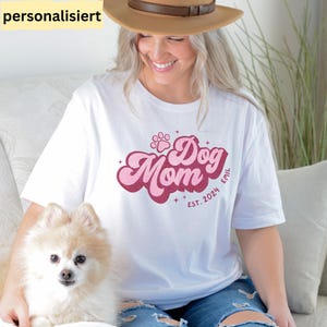 Personalized Dog Mom Gift Custom Dog Mom Shirt Dog Mom T Shirt with Dog Names Dog Lover Gift for Mom Pet Lover Gift Dog Mama Shirt Gift