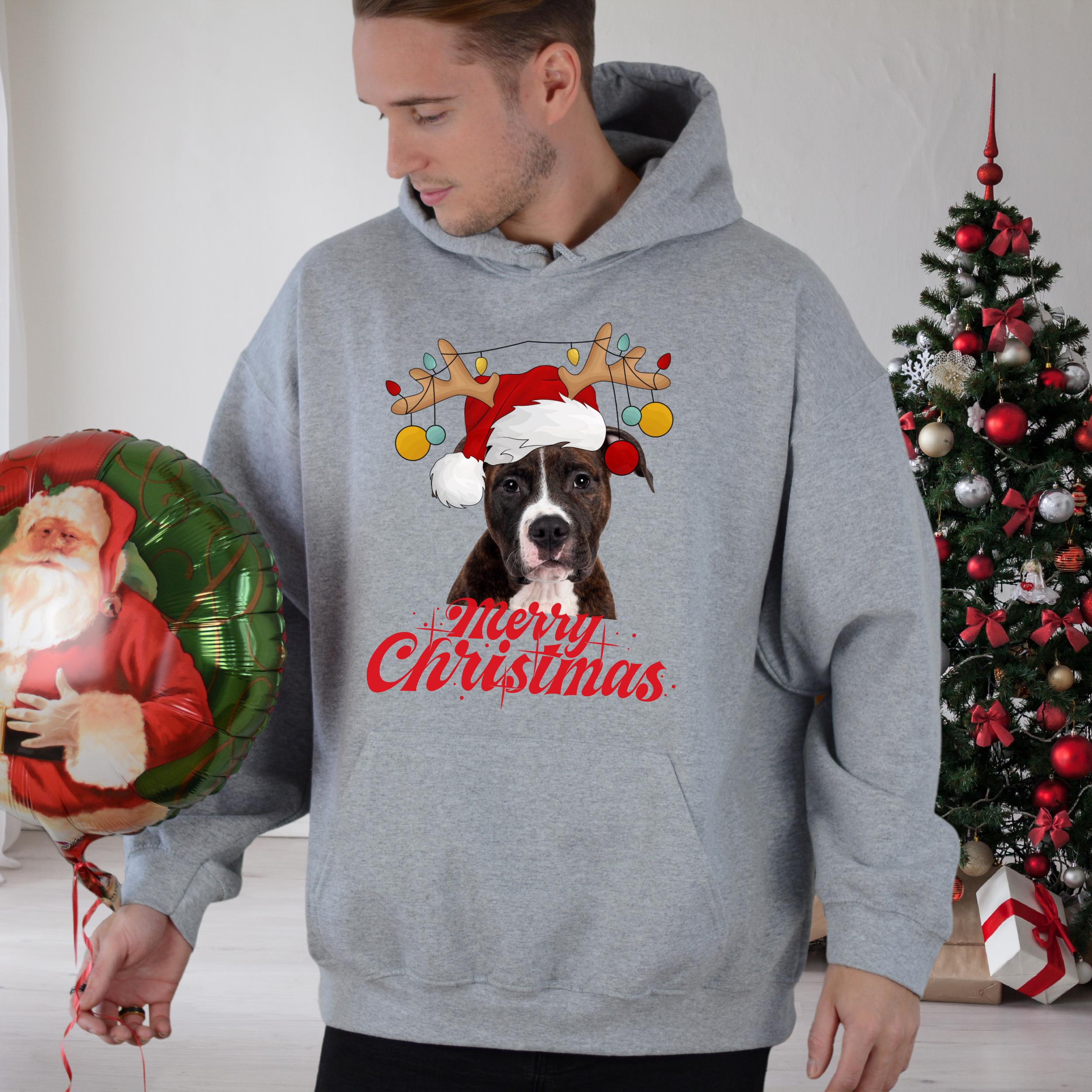Sweat Joyeux Noël Teckel - Pull Moche De Noël - Cadeau Propriétaire De Chien - Coupe Classique 241 G - 4