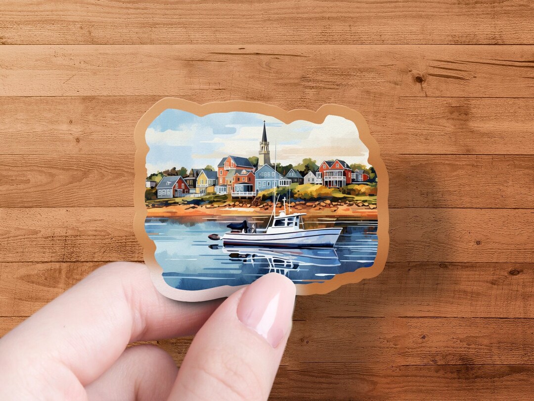 Small Cape Code Sticker Cape Cod Sticker, Travel Decal, Laptop, Car Window Decal, Water Bottle ...