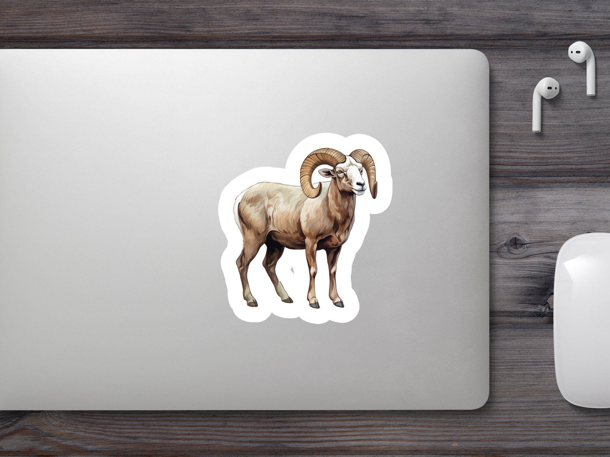 Ram Stickers On Computer Ram Sticker, Animal Decal, Laptop, Car Window Decal, Water Bottle ...