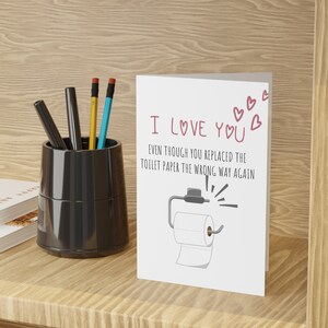 Anniversary Funny Love Card| Cute Couple Card| Happy Anniversary Card| Funny Dating Card